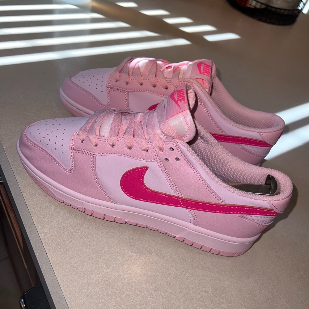 NEW Nike Dunk Low Triple Pink- Barbie Dunks